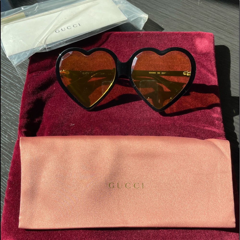Gucci 💛 heart sunglasses from Forever Hollywood Collection